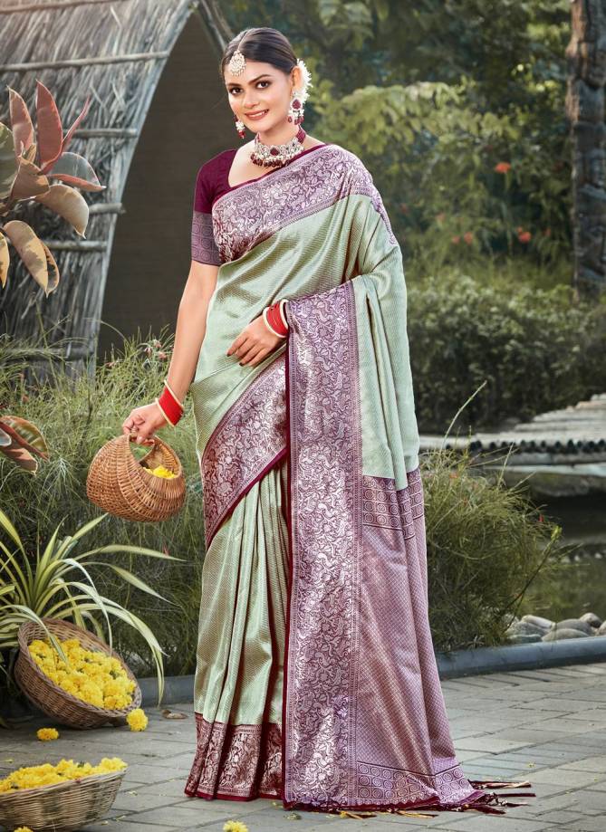 Ektara Silk By Bunawat Kanjivaram Silk Designer Sarees Wholesale Clothing Suppliers In India